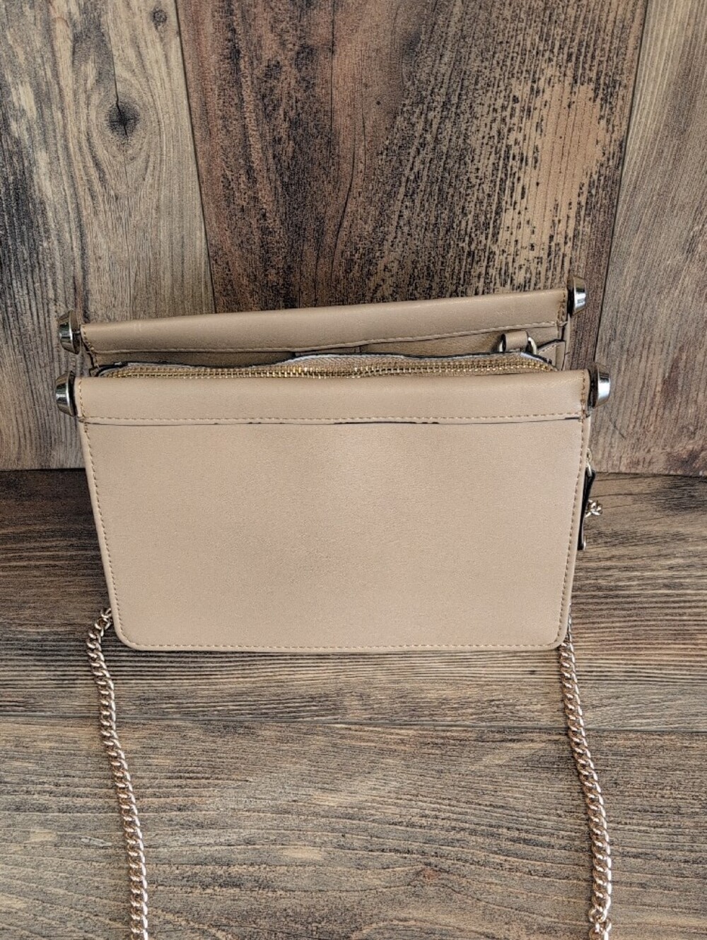 Alfani Pleated Quilted Crossbody Bag with Chain Strap F310 - Picture 3 of 8